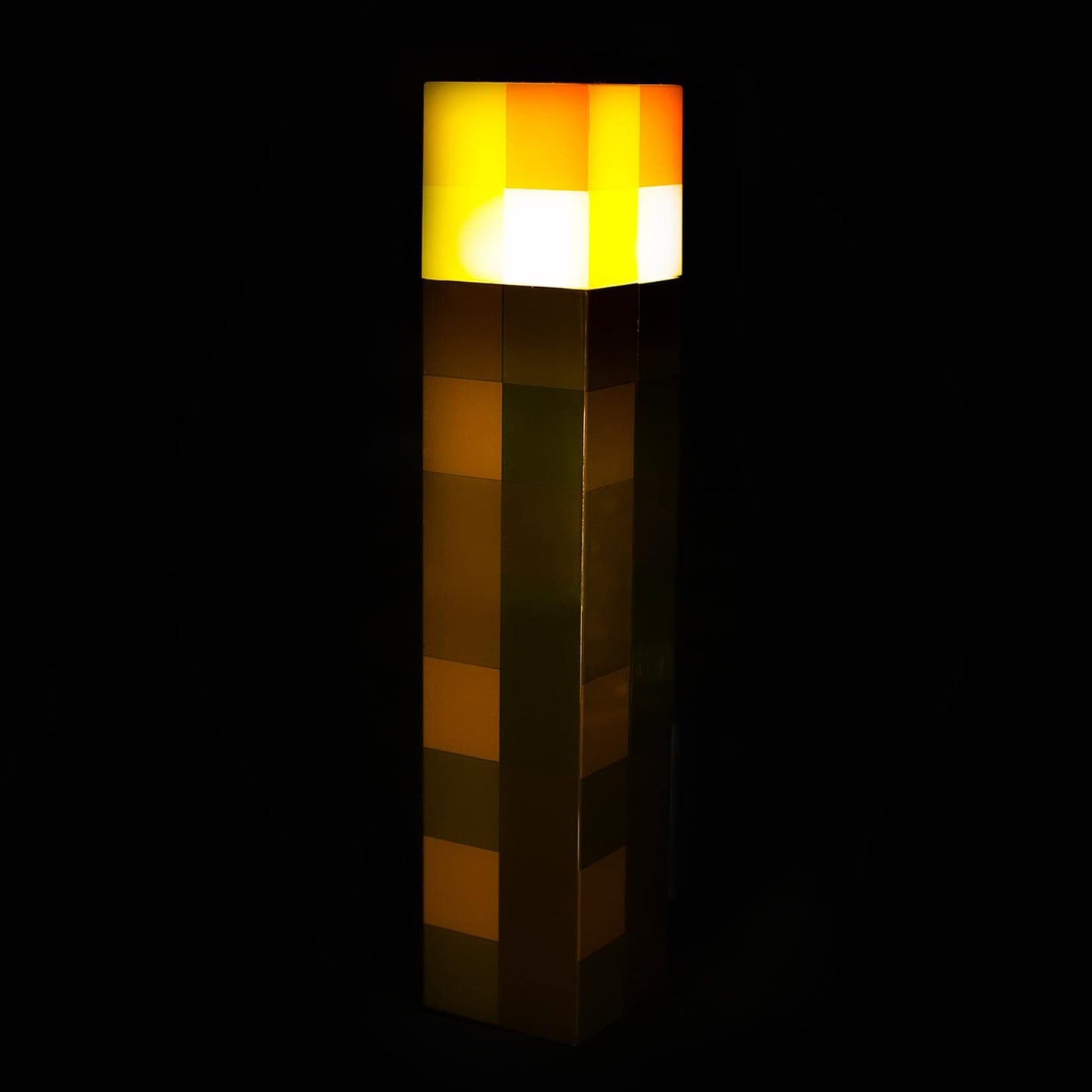 Skorter | Ukonic Minecraft Brown Stone Torch Night Light With Auto Sensor | Led Mood Light For Children