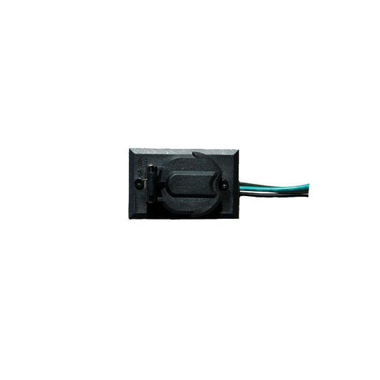 Skorter | Acclaim Lighting 338Bk Matt Black Electric Socket Accessory For Lamp Pole, 2 X 1.25 Inches