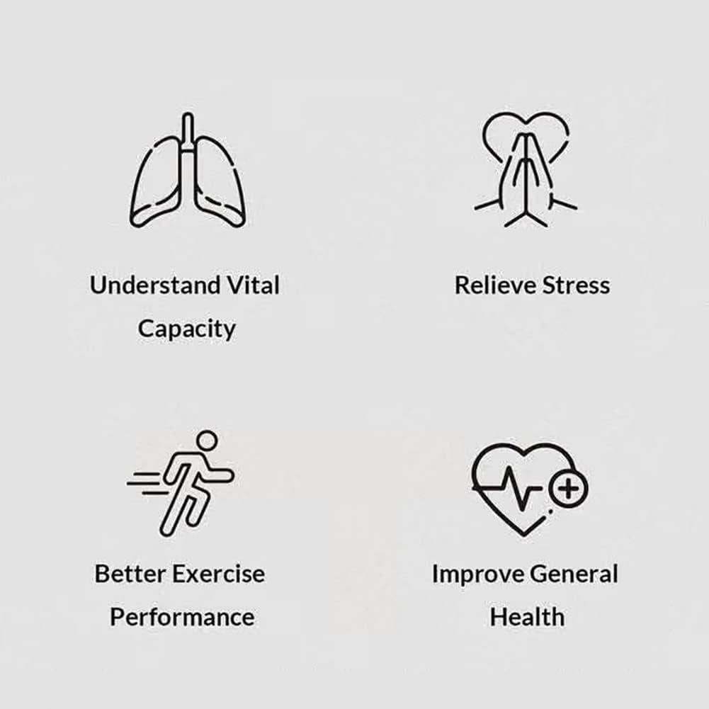 Skorter | BreathBoost Smart Breathing Trainer – Lung Capacity & Respiratory Muscle Strengthening Device