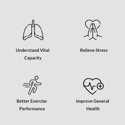 Skorter | BreathBoost Smart Breathing Trainer – Lung Capacity & Respiratory Muscle Strengthening Device