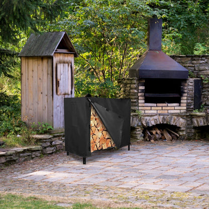 Skorter | 420D Oxford fabric fuel rectangular wood rack cover