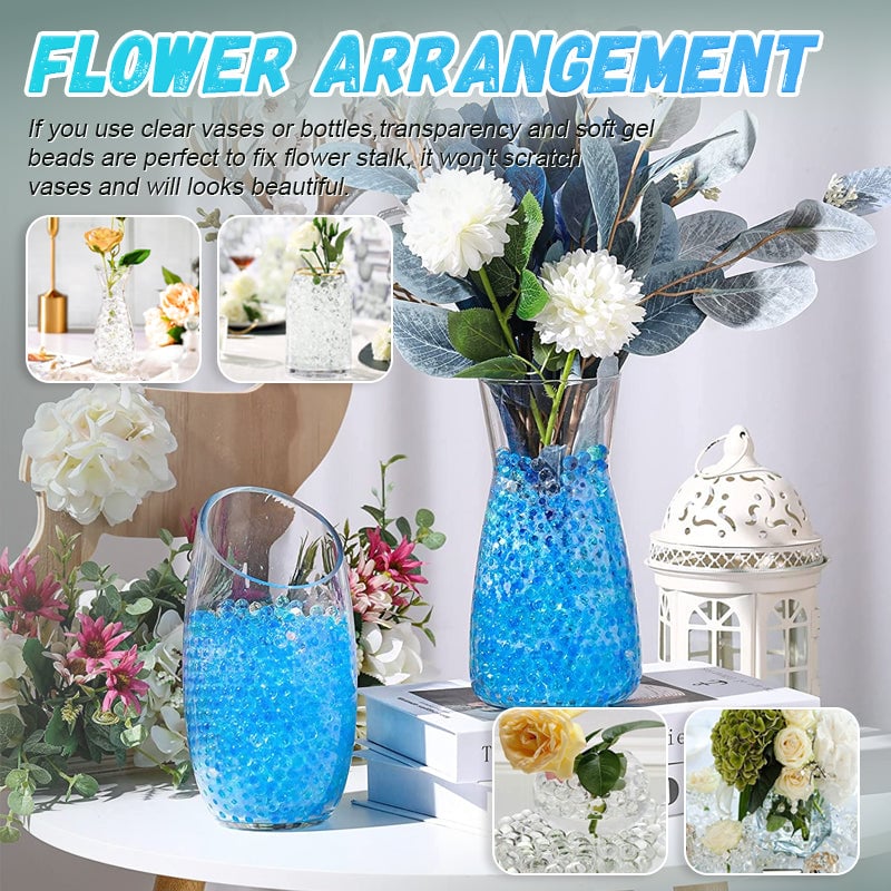 Skorter | 2250 Pieces 17-20mm Crystal Soil Water Bead Gel