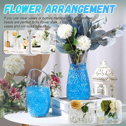 Skorter | 2250 Pieces 17-20mm Crystal Soil Water Bead Gel