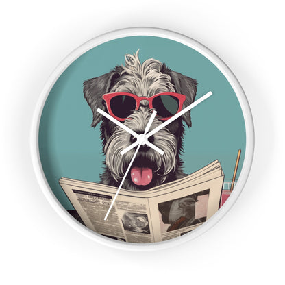 Skorter | Reading Newspaper Wall clock