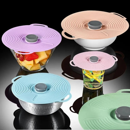 Skorter | Airtight Suction Cup Silicone Bowl Lid
