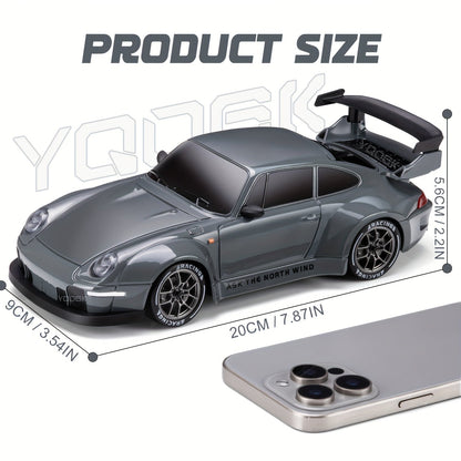 Skorter | 1:24 RC Drift Car | 4WD, LED Wheels & USB Rechargeable for Indoor and Outdoor Racing Fun