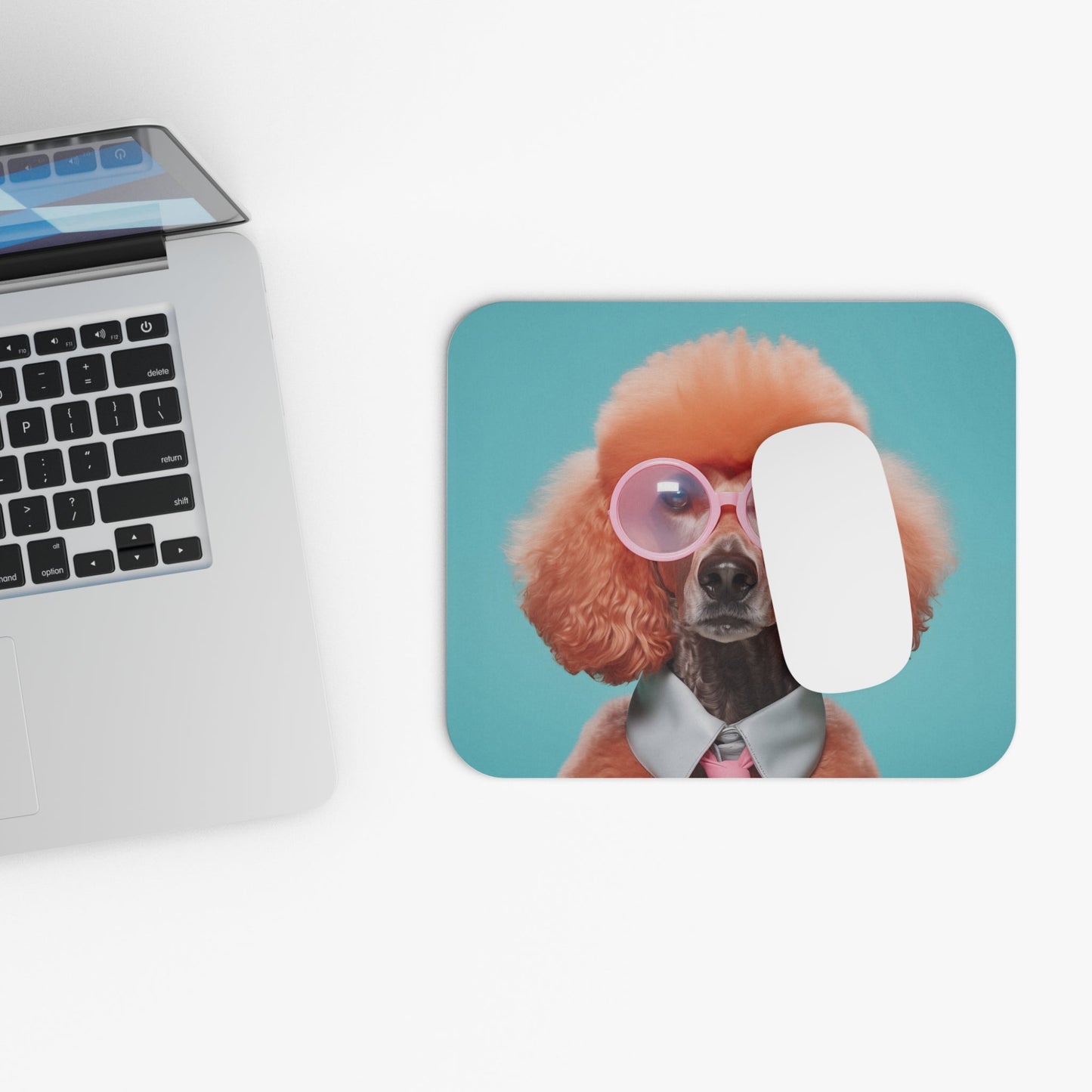 Skorter | Dog in Shades Mouse Pad
