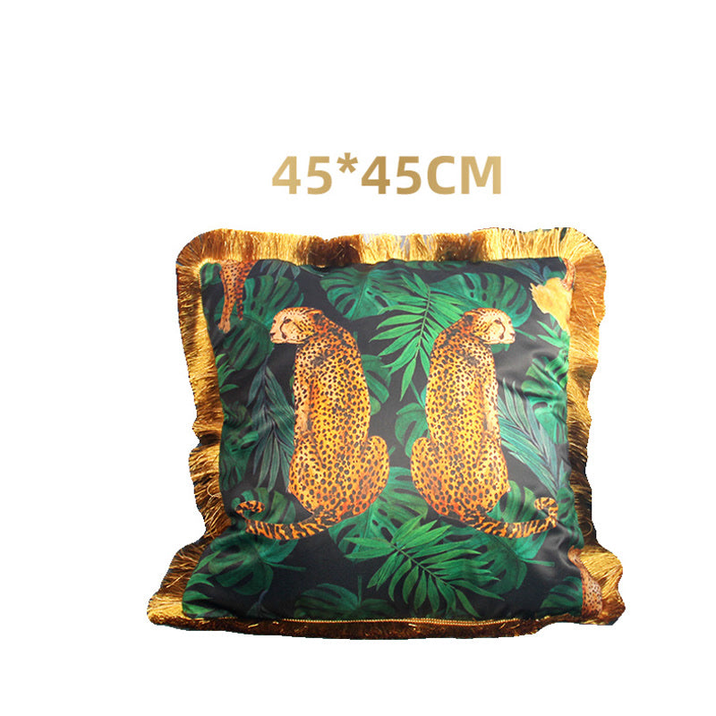Skorter | Animal Pattern Tassel Sofa Pillowcase