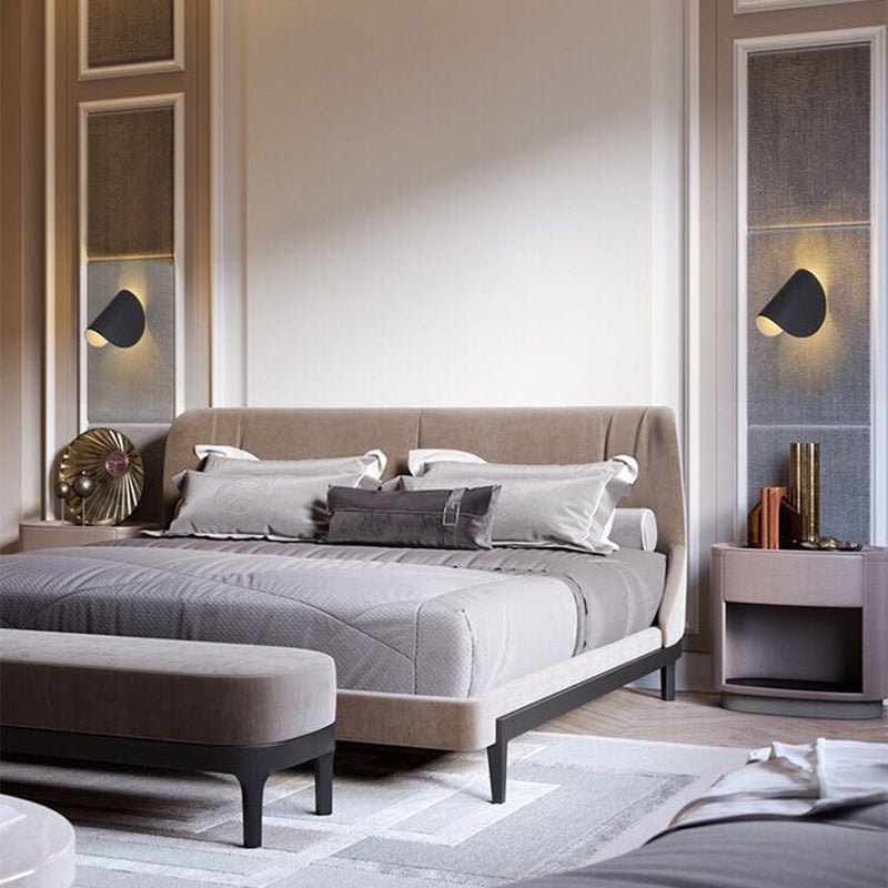 Skorter | Eveline Modern Geometric LED 4 Color Wall Light Indoor/Outdoor Metal