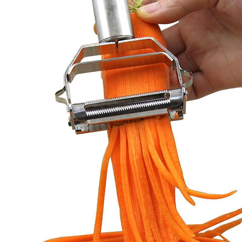 Skorter | Ultra-sharp Stainless Steel Multifunctional Vegetable Peeler & Julienne Cutter