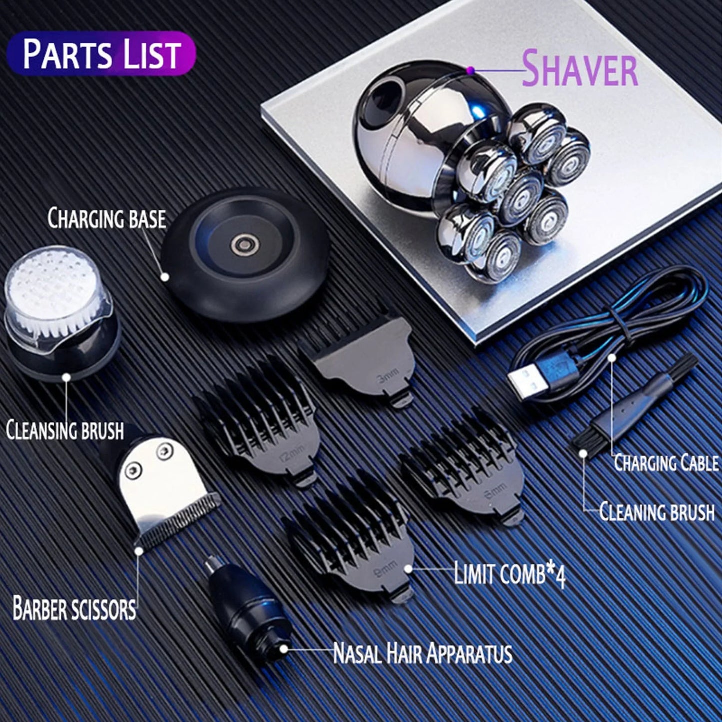 Skorter | FlexiShave Pro – 7D Electric Razor for Smooth & Irritation-Free Shaving