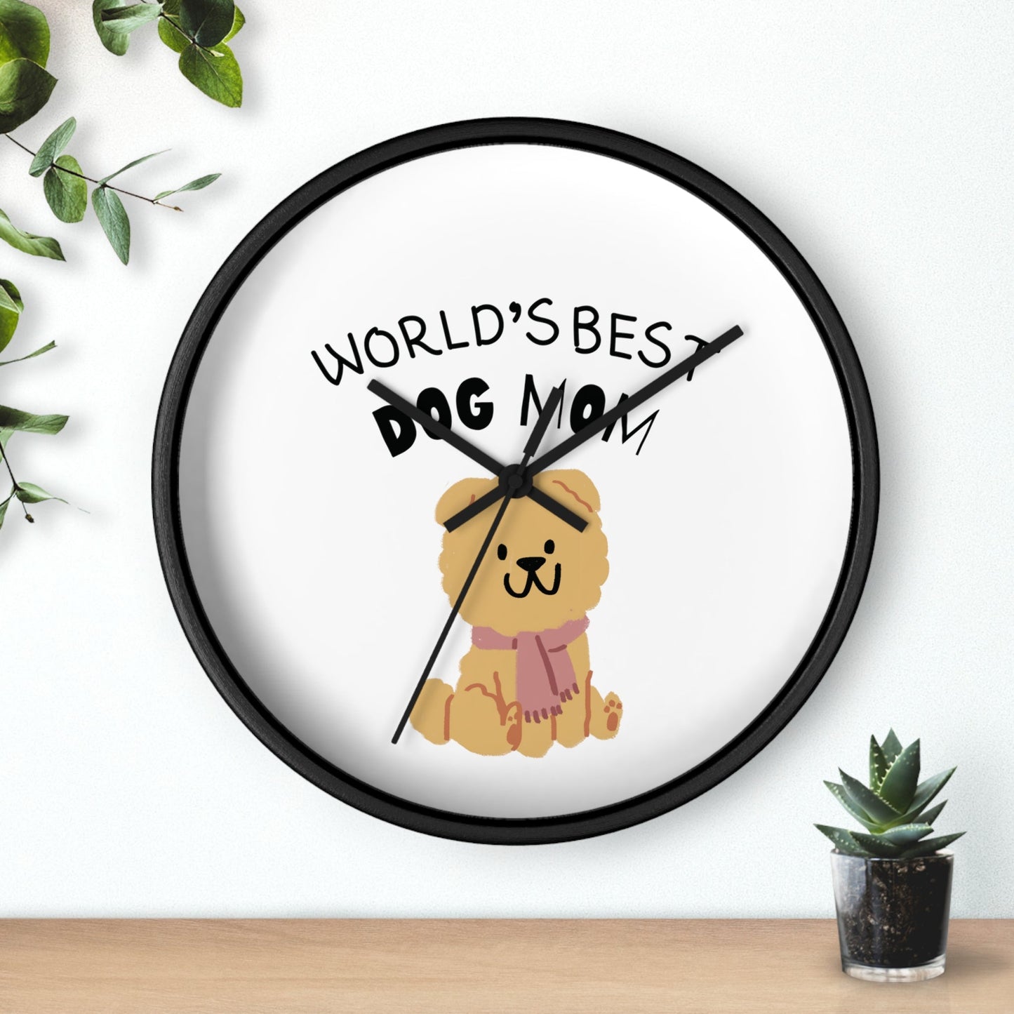 Skorter | Best Dog Mom Wall clock