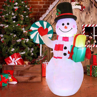 Skorter | Christmas Ornament Decoration – Snowman or Christmas Tree with Lighting