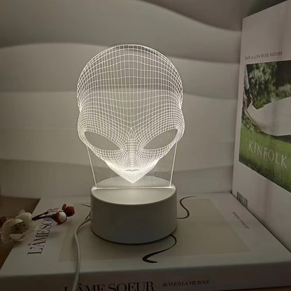 Skorter | AstroLight – 3D-alien lamp with LED color lighting and touch control