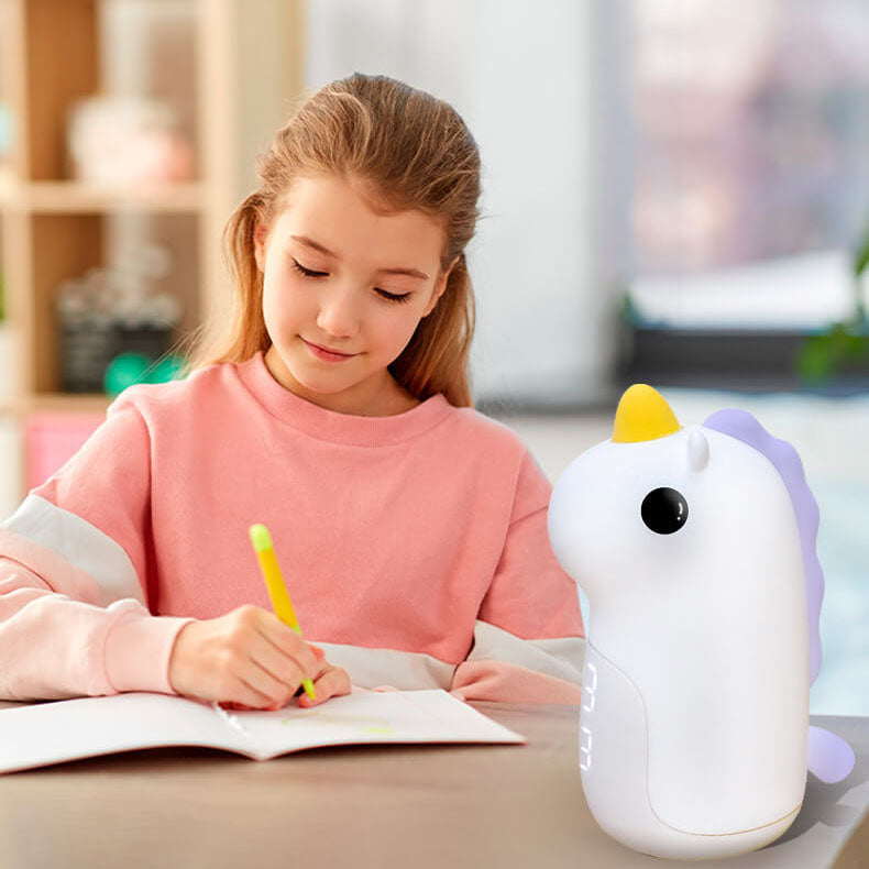 Skorter | Unilora DreamLight väckarklocka | Enhörningsdesign | Timer och LED-nattlampa | Barnrumsinredning