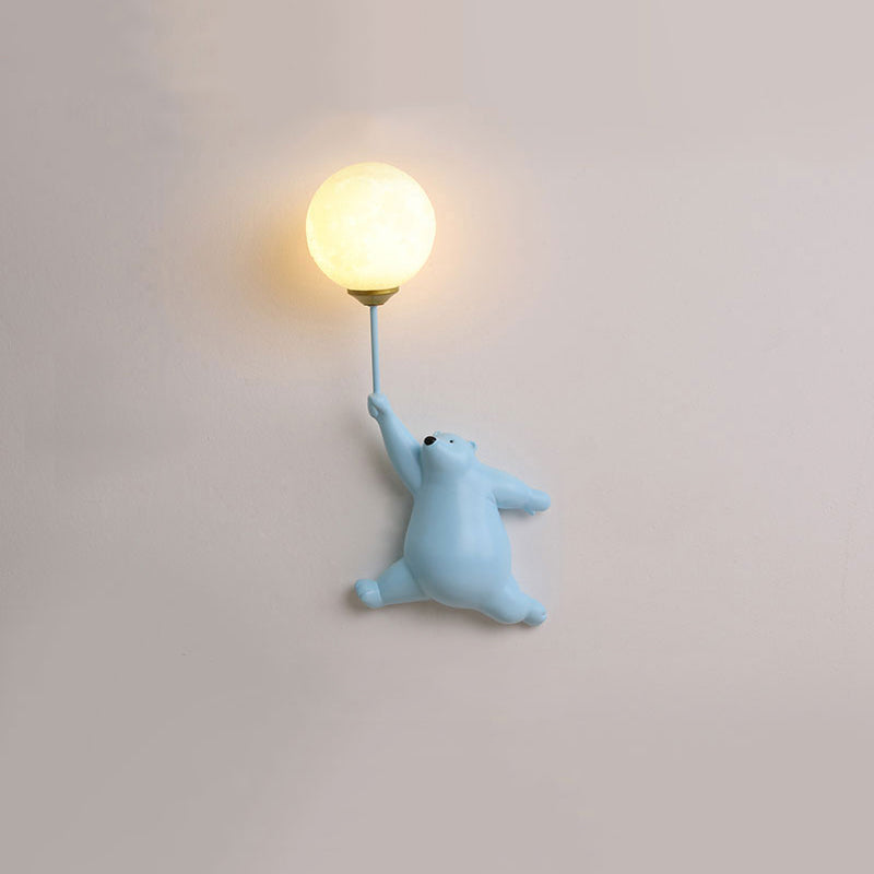 Skorter | Teddy LED Wall Lamp White/Blue/Pink