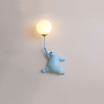 Skorter | Teddy LED Wall Lamp White/Blue/Pink