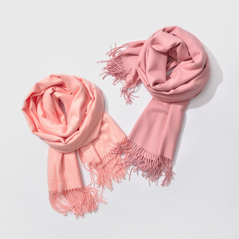 Skorter | New Women's Winter Scarf Monochrome Variety Warm Classic Scarf