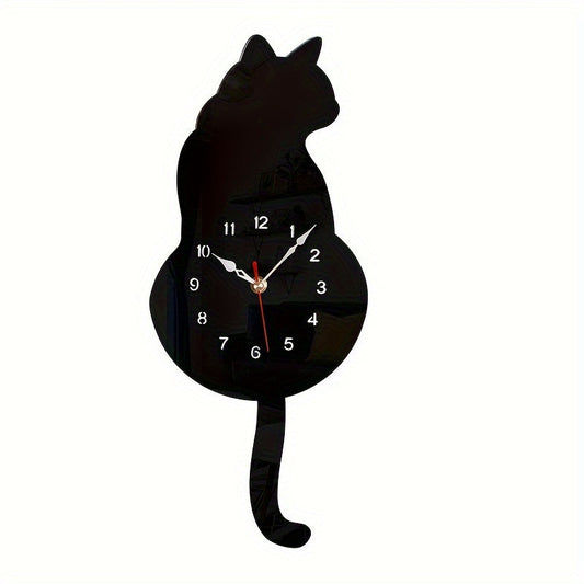 Skorter | SwingTail - Swingtail Cat Wall Clock with Silent Mechanism