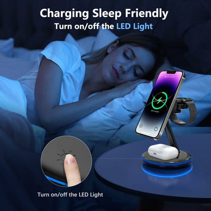 Skorter | Folding magnetic 3-in-1 wireless charger