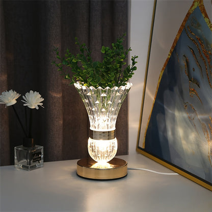 Skorter | VaseLight - LED Crystal Table Lamp with Dimmable Ambiance