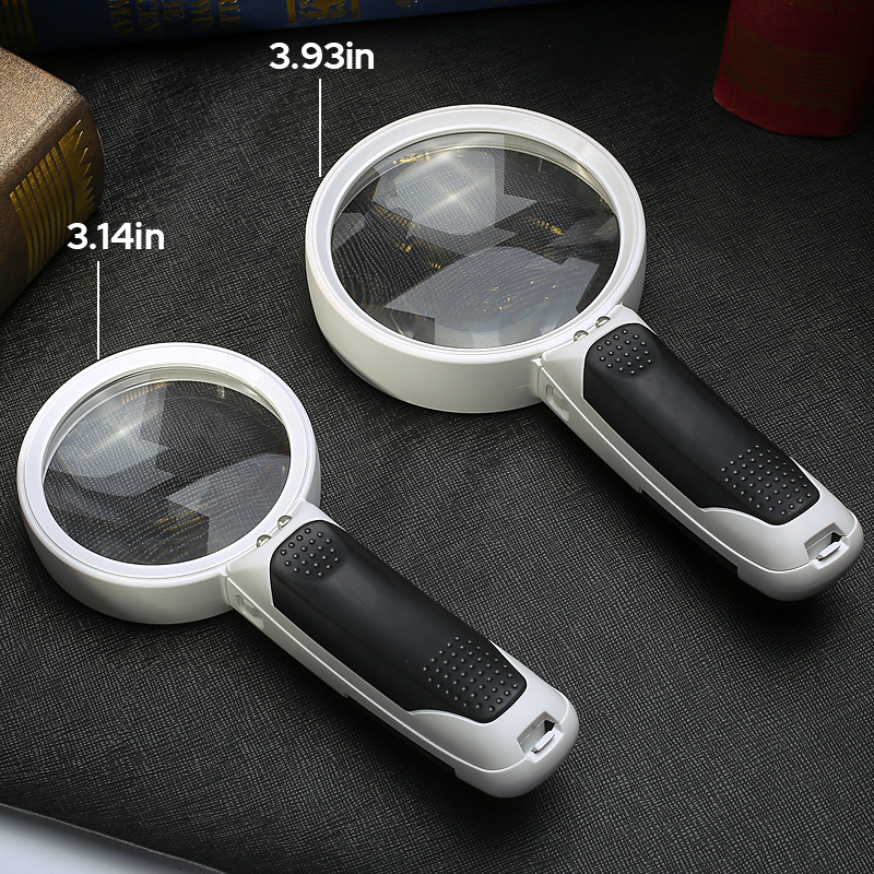 Skorter | 20X optical magnifying glass with LED light