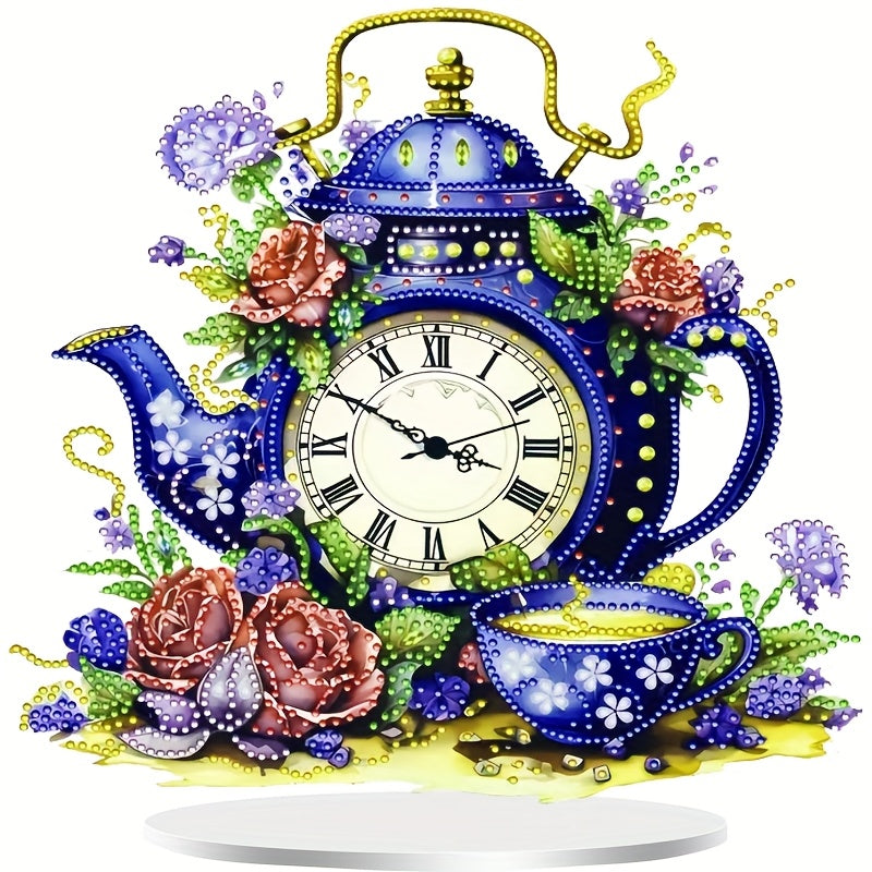 Skorter | DecoClock - Elegant Acrylic Teapot Clock
