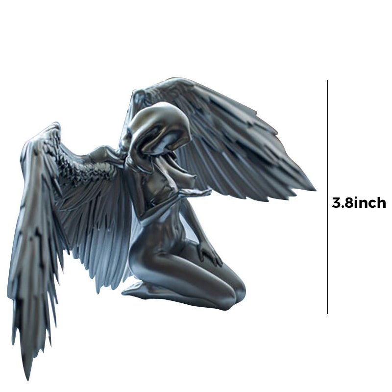 skorter | Art Angel Female Woman Wings Kneeling Cloak Hat