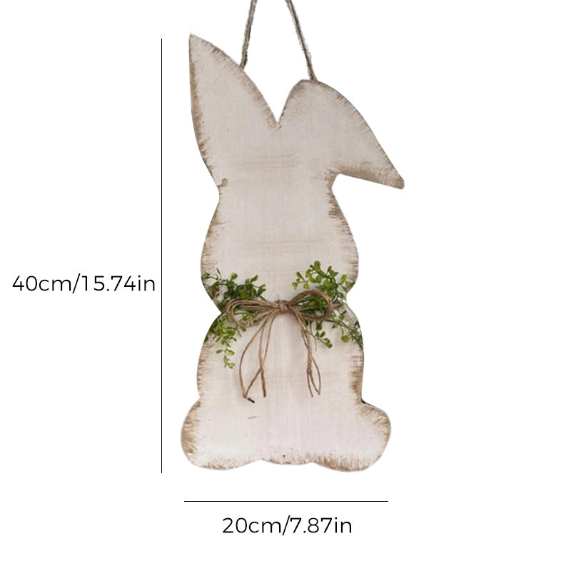 skorter | Easter Bunny Wood Door Hanging Decor