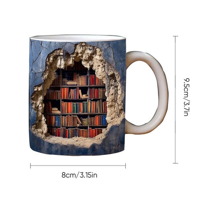 Skorter | 3D Bookshelf Mug