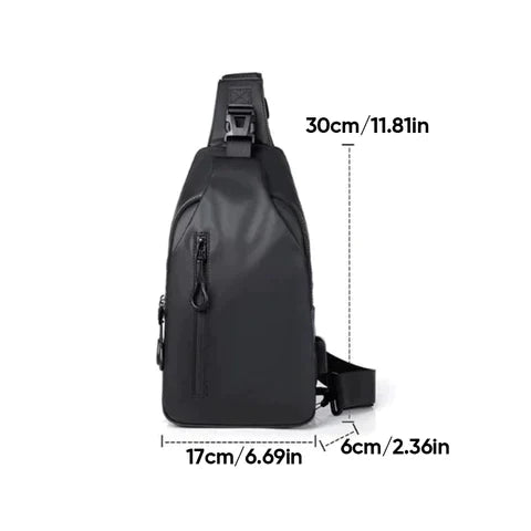 Skorter | UrbanShield Waterproof Crossbody Bag with Anti-Theft Design