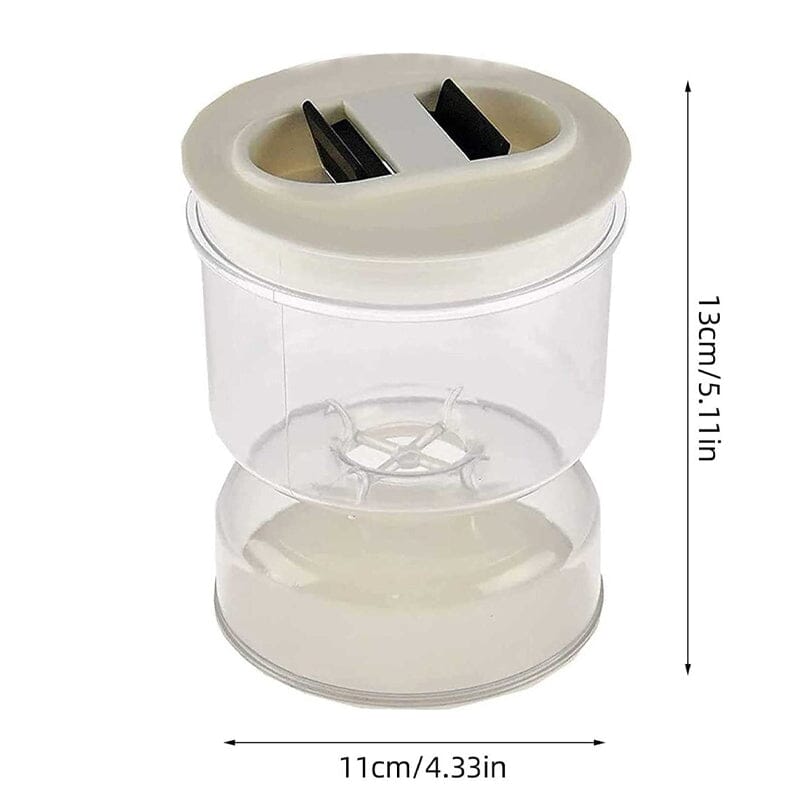 skorter | Dry and Wet Dispenser Jar with Strainer Flip
