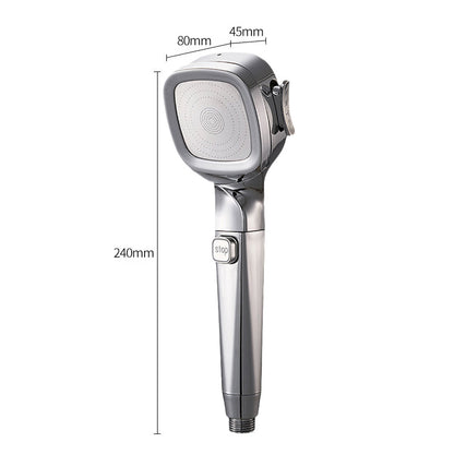 Skorter | 4-Mode Handheld Pressure Showerhead with Pause Switch