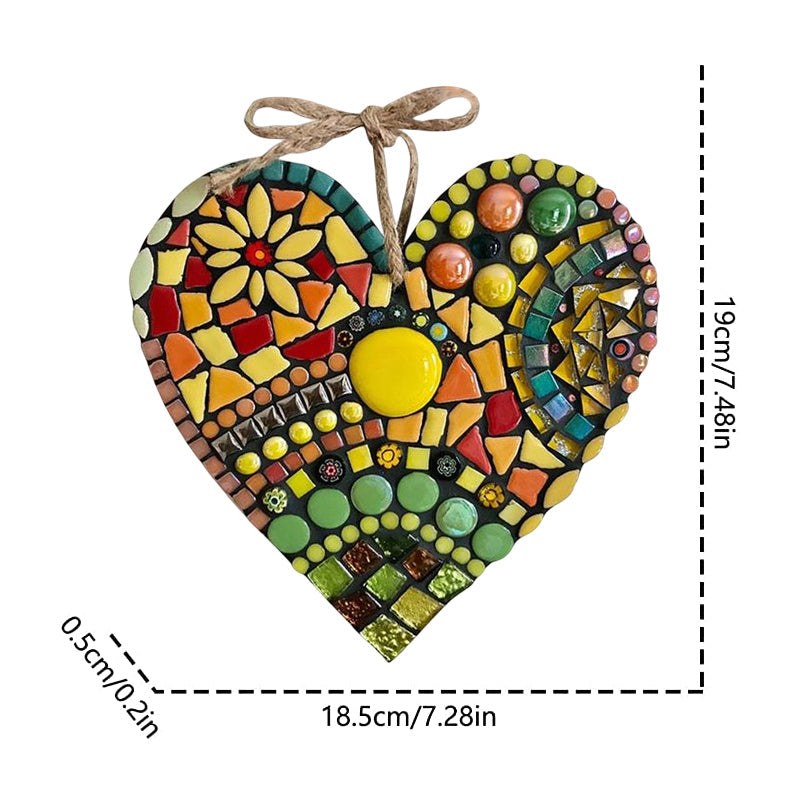 Skorter | Large Garden Mosaic Heart Decoration