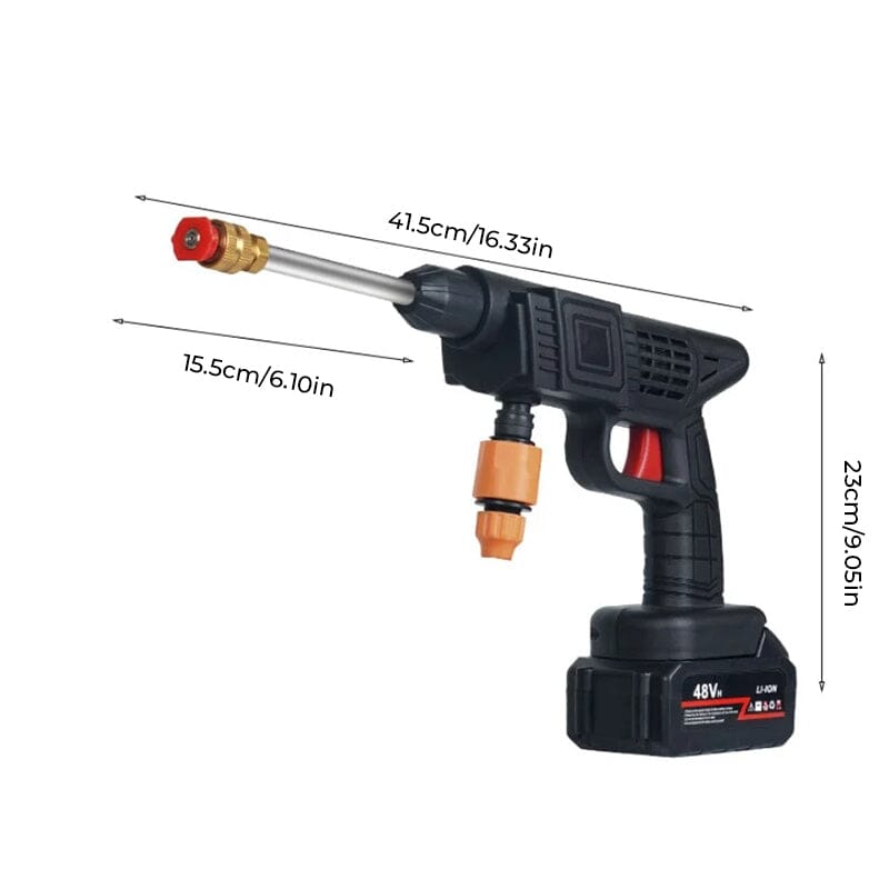 Skorter | Cordless Portable High Pressure Spray Water Gun Set | Ideal for Cleaning Cars, Patios & Garden Furniture