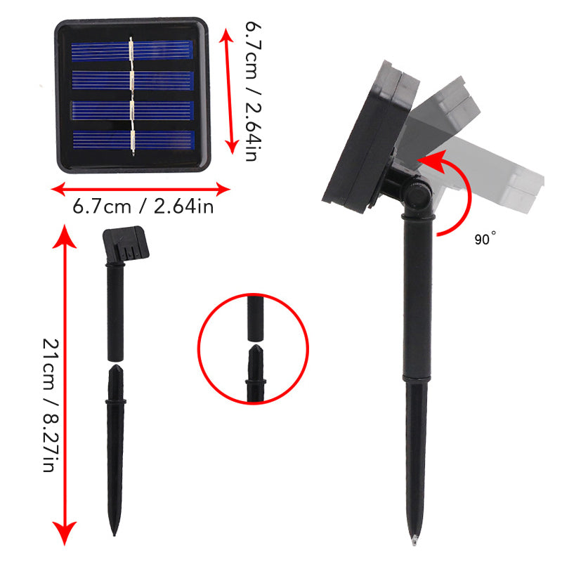 Skorter | LED Solar String Lights Ground Stake Mushroom Lights