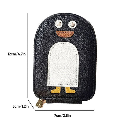 Skorter | Cute Penguins PU Credit Card Coin Purse