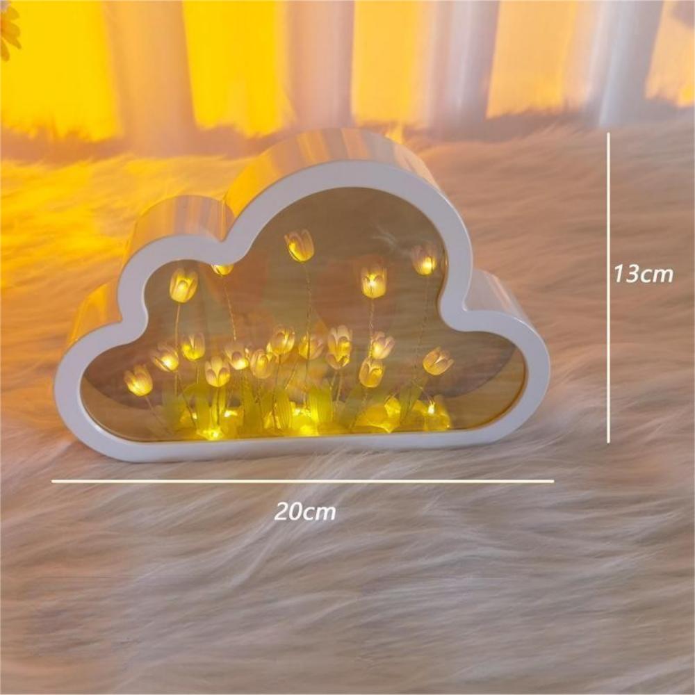 Skorter | Cloud Tulip Mirror Night Light