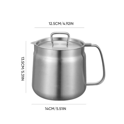 Skorter | 2-in-1 304 Stainless Steel Multifunctional Oil Filter Pot
