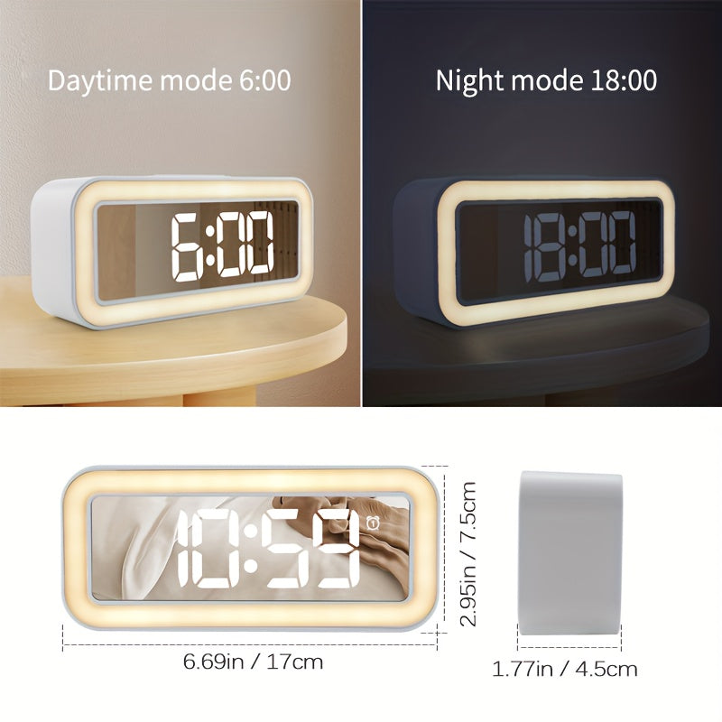 Skorter | MirrorTime - Digital Clock with Mirror Display