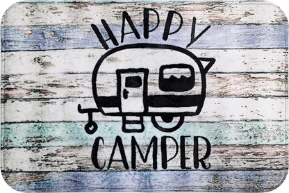 Skorter | 16x24 inches Happy Camper Non-Slip Mat