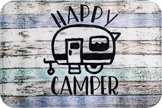 Skorter | 16x24 inches Happy Camper Non-Slip Mat