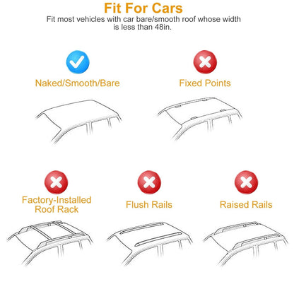 Skorter | 47.24-inch universal roof rack crossbar