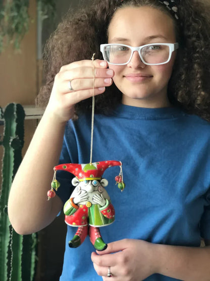 Skorter | Colorful Jester Bell Ornaments