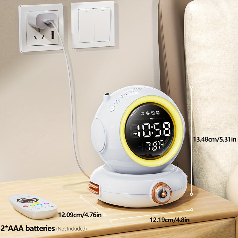 Skorter | MoonLite - Digital Alarm Clock with Sunrise Simulation and Dual Alarm