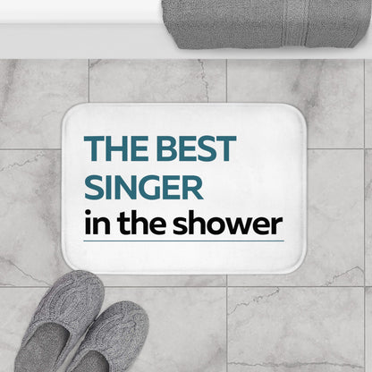 Skorter | Best Singer in Skorter | Shower Blue Bath Mat