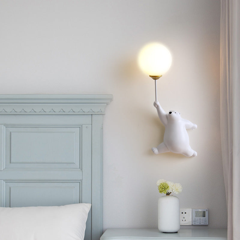 Skorter | Teddy LED Wall Lamp White/Blue/Pink