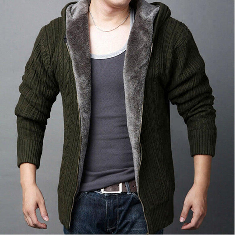 Men's cardigan with padded lining Skorter