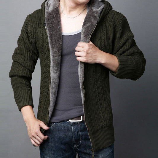 Men's cardigan with padded lining Skorter