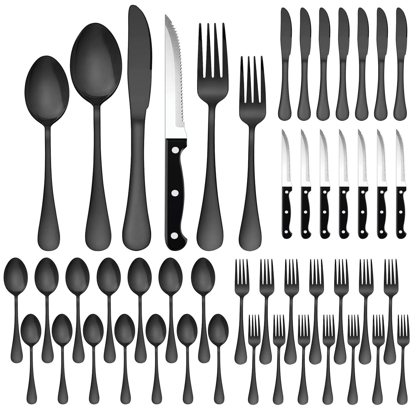 Skorter | 48-piece: Cutlery set in stainless steel